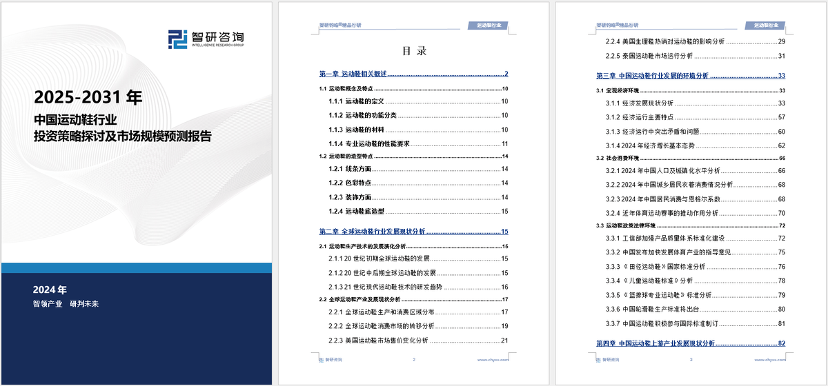 投资前景研究报告（2025-2031年）qmh球盟会亚博中国运动鞋行业发展现状及(图5)